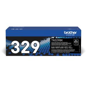 Toner Cartridge - Tn329bk - High Capacity - 6000 Pages - Black