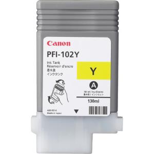 Ink Cartridge - Pfi-102y - Standard Capacity 130ml - Yellow