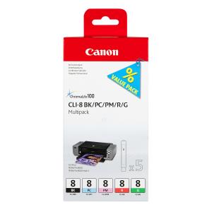 Ink Cartridge - Cli-8 Bk - Standard Capacity 13ml - Multi Pack Blister With Sec