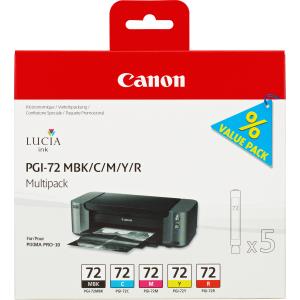 Ink Cartridge - Pgi-72 Mbk/c/m/y/r Multi Pack