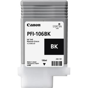 Ink Cartridge - Pfi-106bk - Standard Capacity 130ml - Black