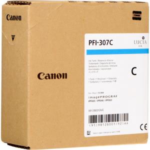 Ink Cartridge - Pfi-307c - Standard Capacity 330ml - Cyan
