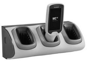 High Density (hd) Locking 3-slot Charging Cradle For Motorola Mc18 (requires Power Supply,cords)