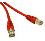Patch cable - Cat 5e - Stp - Snagless - 15m - Red