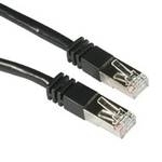 Patch cable - Cat 5e - Stp - Snagless - 1m - Black