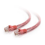 Patch cable - Cat 5e - Utp - Snagless - 50cm - Pink