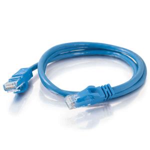 Patch cable - CAT6a - Stp - Snagless - 50cm - Blue