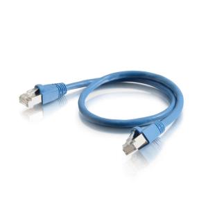 Patch cable - CAT6a - Stp - Snagless - 3m - Blue