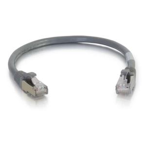 Patch cable - CAT6a - Stp - Snagless - 30cm - Grey