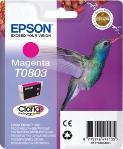 Ink Cartridge - T0803 Hummingbird - 7.4ml - Magenta