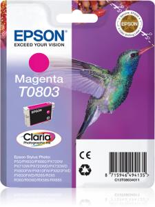 Ink Cartridge - T0803 Hummingbird - 7.4ml - Magenta Sec