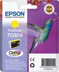 Ink Cartridge - T0804 Hummingbird - 7.4ml - Yellow