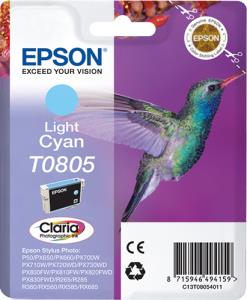 Ink Cartridge - T0805 Hummingbird - 7.4ml - Light Cyan