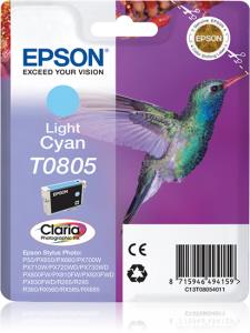 Ink Cartridge - T0805 Hummingbird - 7.4ml - Light Cyan Sec