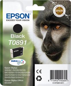Ink Cartridge - T0891 Monkey - 5.8ml - Black