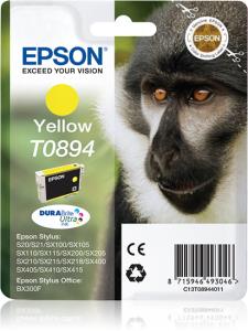 Ink Cartridge - T0894 Monkey - 3.5ml - Yellow Sec