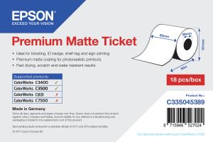 Premium Matte Ticket Roll 80mm X 50m
