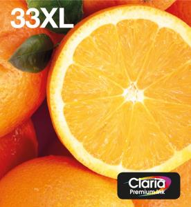 Ink Cartridge - 33xl Oranges - 8.9ml Cyan / Magenta / Yeloow / Photo Black - 12.2ml Black