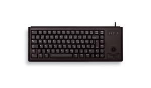 G84-4400 Compact Ultraflat - Keyboard with Trackball - Corded USB - Black - Qwerty UK