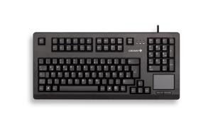 G80-11900 Touchboard Compact - Keyboard with Touchpad - Corded USB - Black - Azerty French