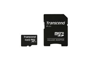 Micro Sdhc Card 4GB Class 10 With 1 Adapter