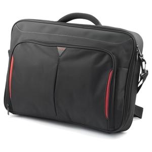 Classic+ - 17-18in Clamshell Notebook Case - Black/ Red