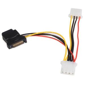 SATA To Low Profile4 Power Cable Adapter With 2 Additional Low Profile4 - F/m