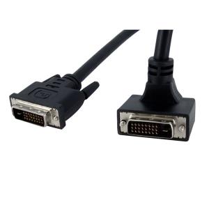 90 Upward Angled Dual Link DVI-d Monitor Cable - M/m 2m