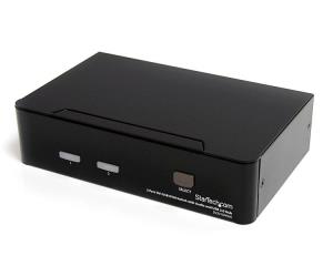 KVM Switch DVI USB With Audio And USB 2.0 Hub 2 Port