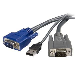 Cable For KVM Ultra-thin USB Vga 2-in-1 3m