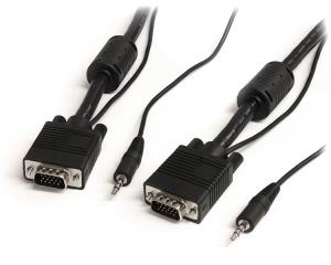 Coax High Resolution Monit Vga Cable With Audio 10m