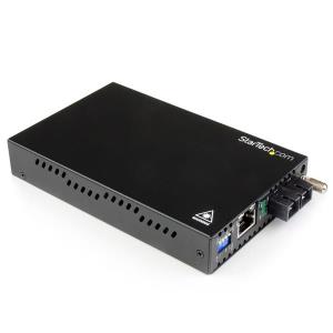 Gigabit Ethernet Single Mode Fiber Media Converter Sc - 1000 mbps - 40km