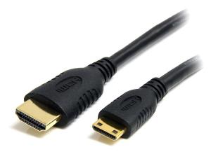 High Speed Hdmi Cable With Ethernet - Hdmi To Hdmi Mini- M/m 2m