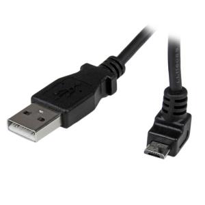 Angled Micro USB Cable USB To Up Angle Micro USB 1m