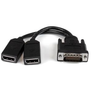 Dms-59 To Dual DisplayPort Cable Adapter - Dms To 2x Dp 8in