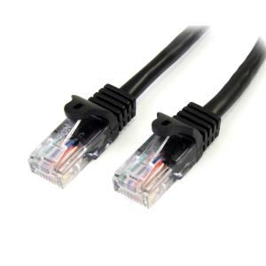 Patch Cable - Cat 5e - Utp - Snagless - 2m - Black