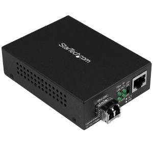 Gigabit Ethernet Fiber Media Converter - Rj45 To 850nm Mm Lc - 550m