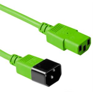Power Connection Cable 230v C13 To C14 Green 1.80m (ak5114)